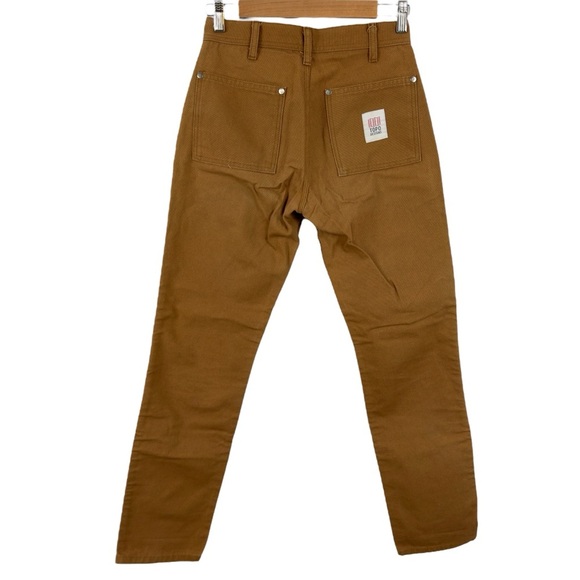 Topo Designs Canvas Work Pants Heavy Cotton Utility Work Straight Leg Size 28 - Picture 8 of 14